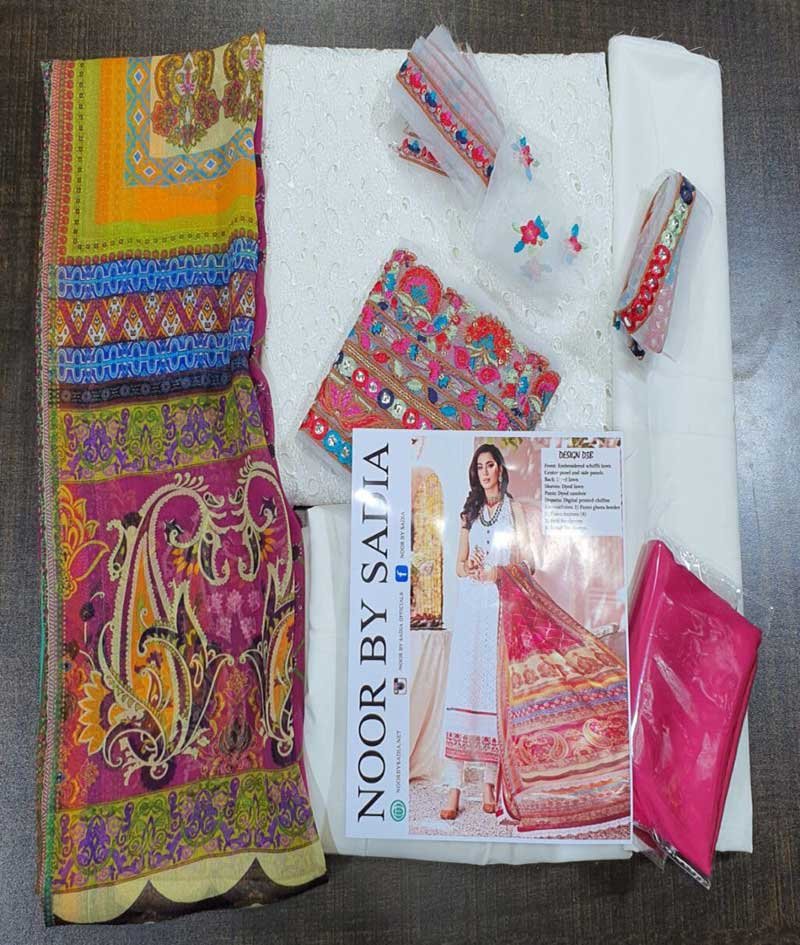 Noor By Saadia Asad Eid Chikankari (D3B) King Replicas