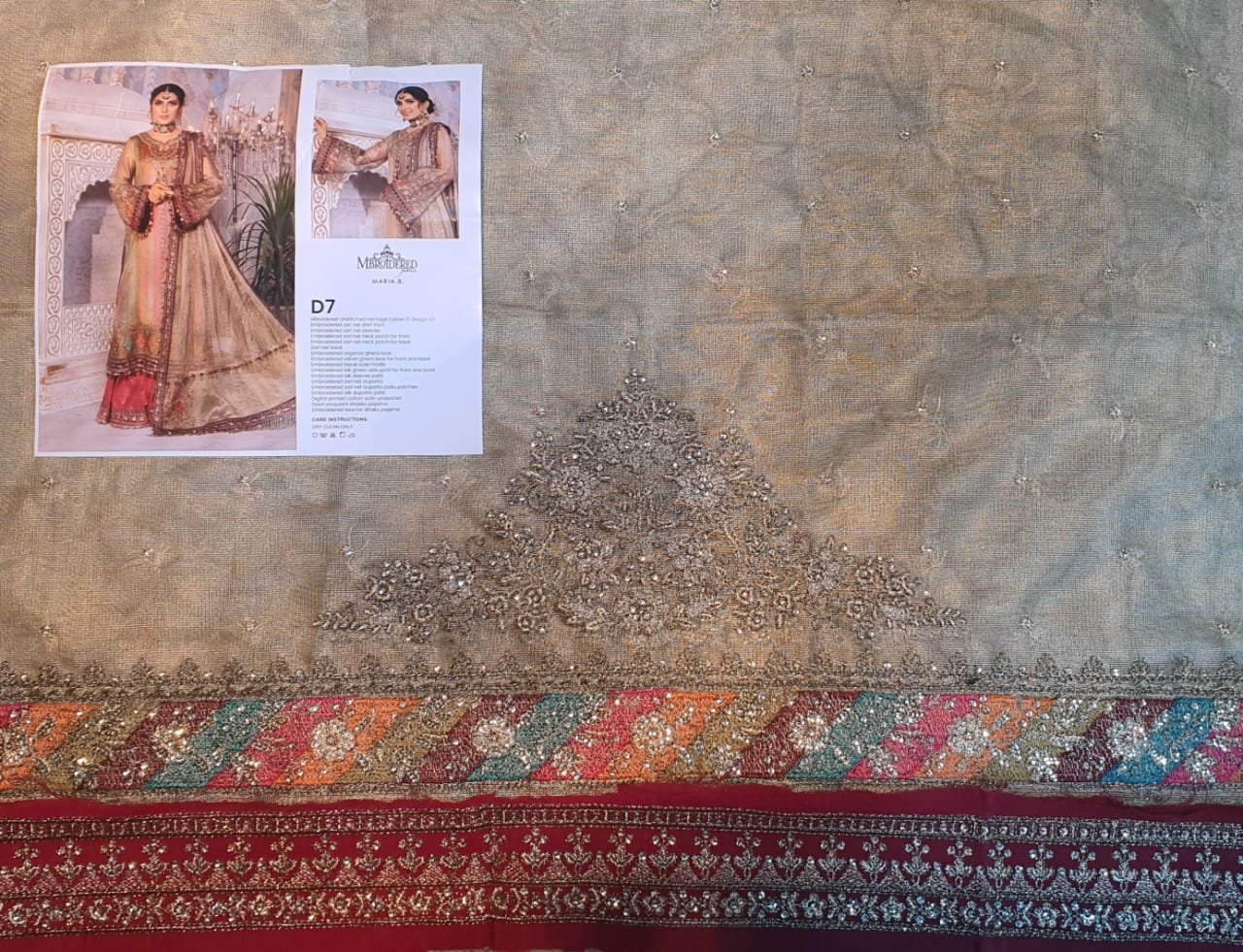 Maria b king copy suit heritage edition