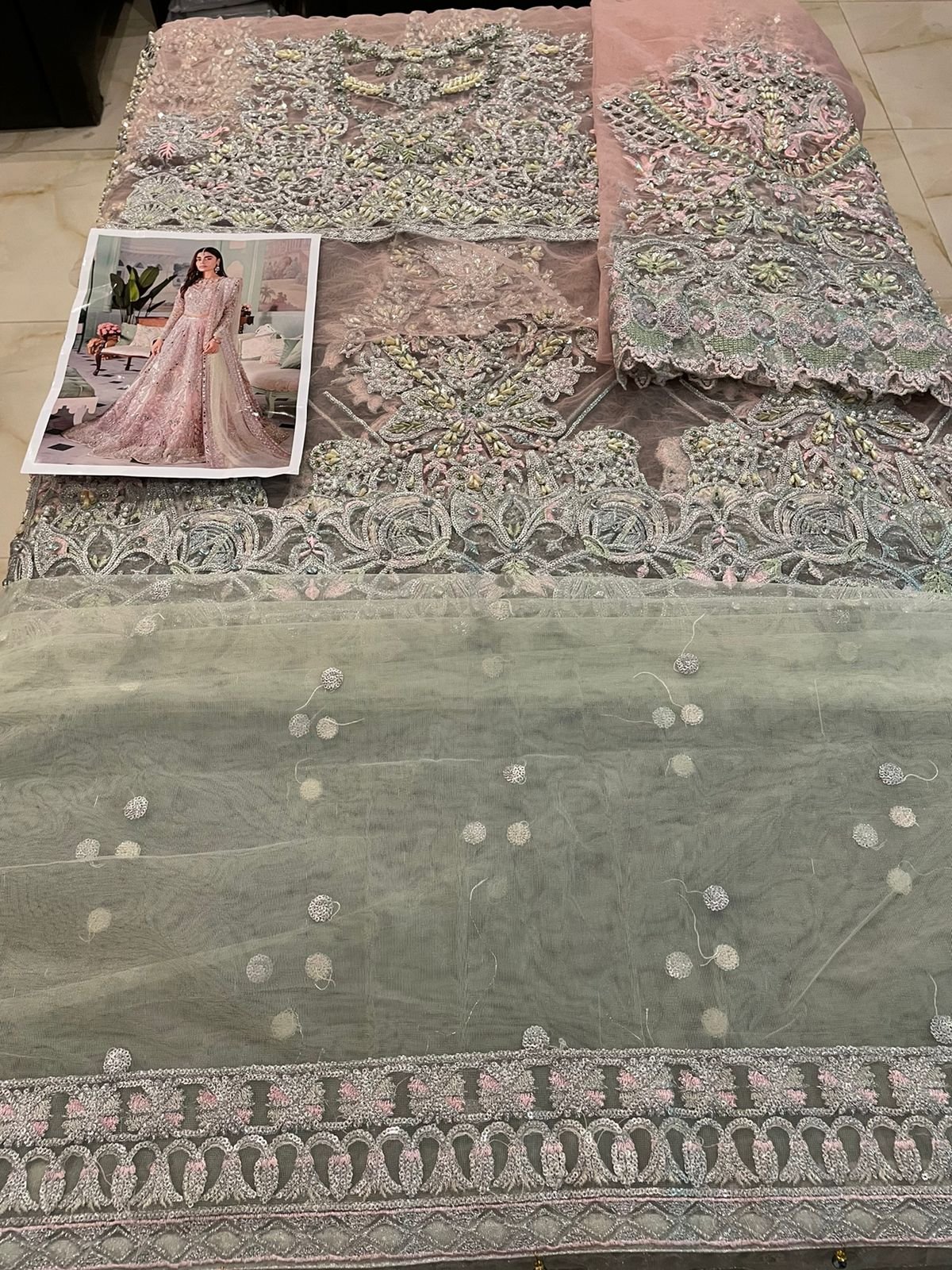 Republic womenswear king replica suit bridal maxi