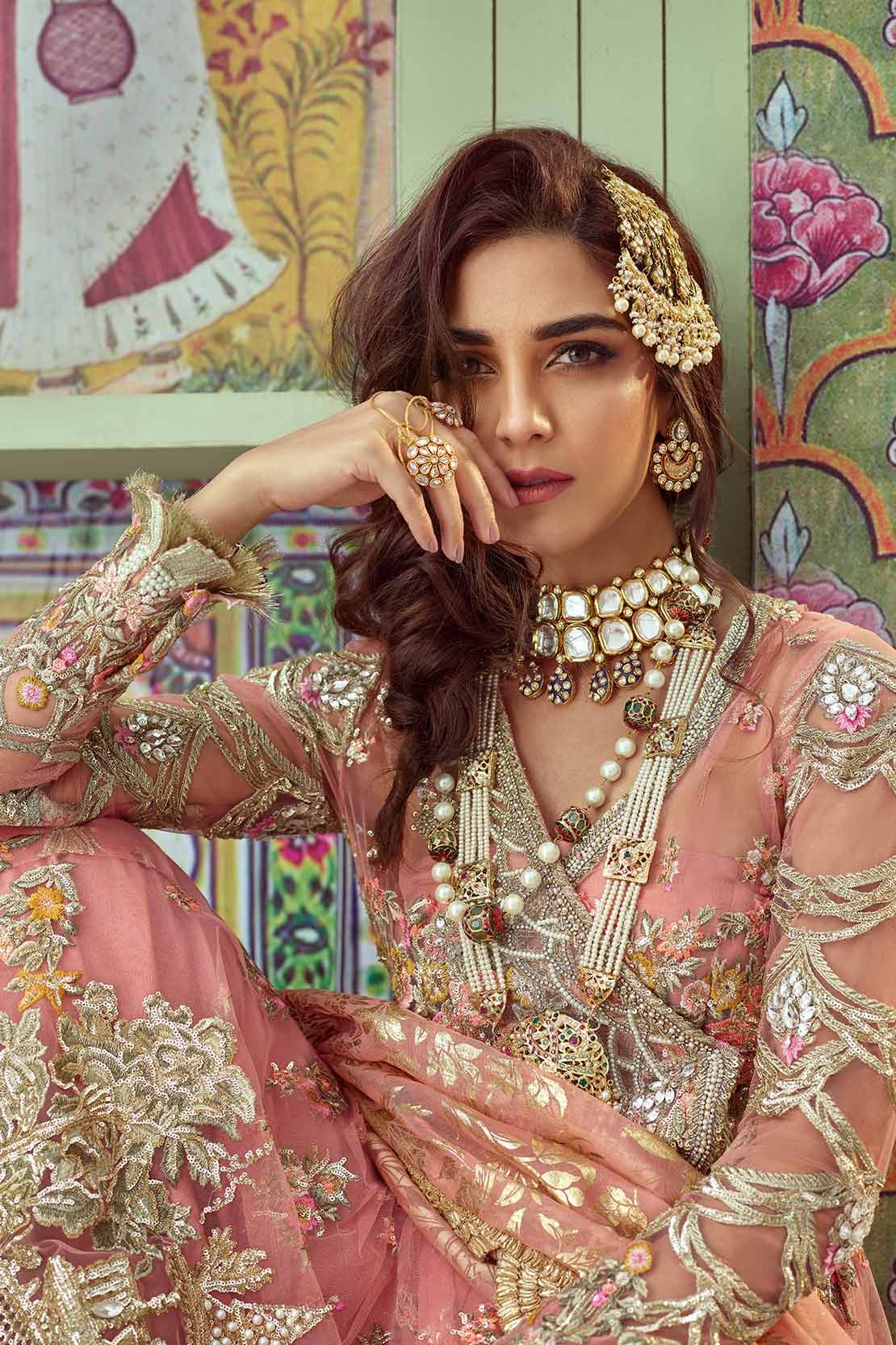 Crimson wedding Vasal king copy suit