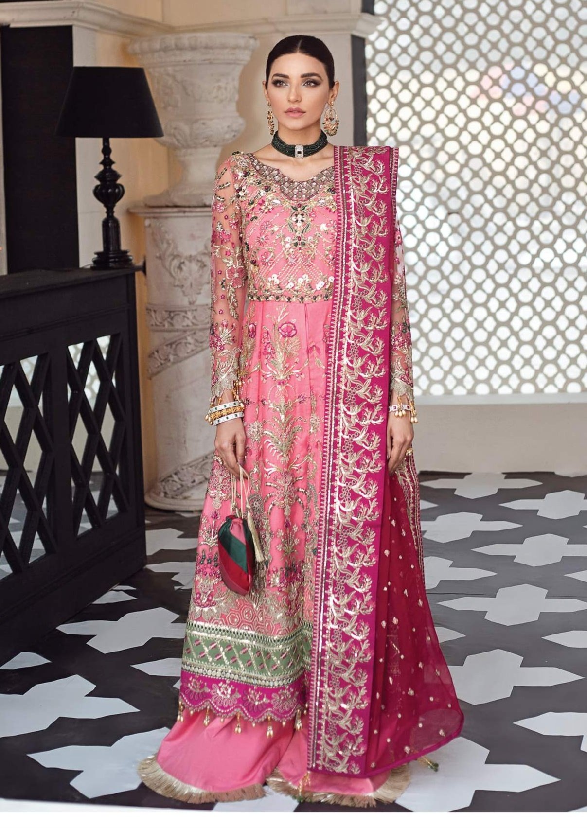 Gulaal luxury wedding suit Sofia Pakistani master king Replica