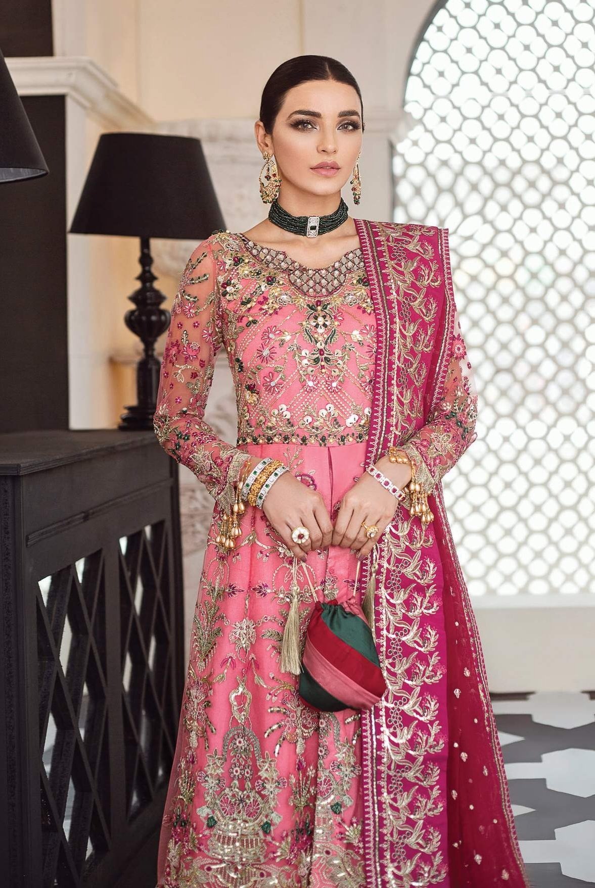 Gulaal luxury wedding suit Sofia Pakistani master king Replica