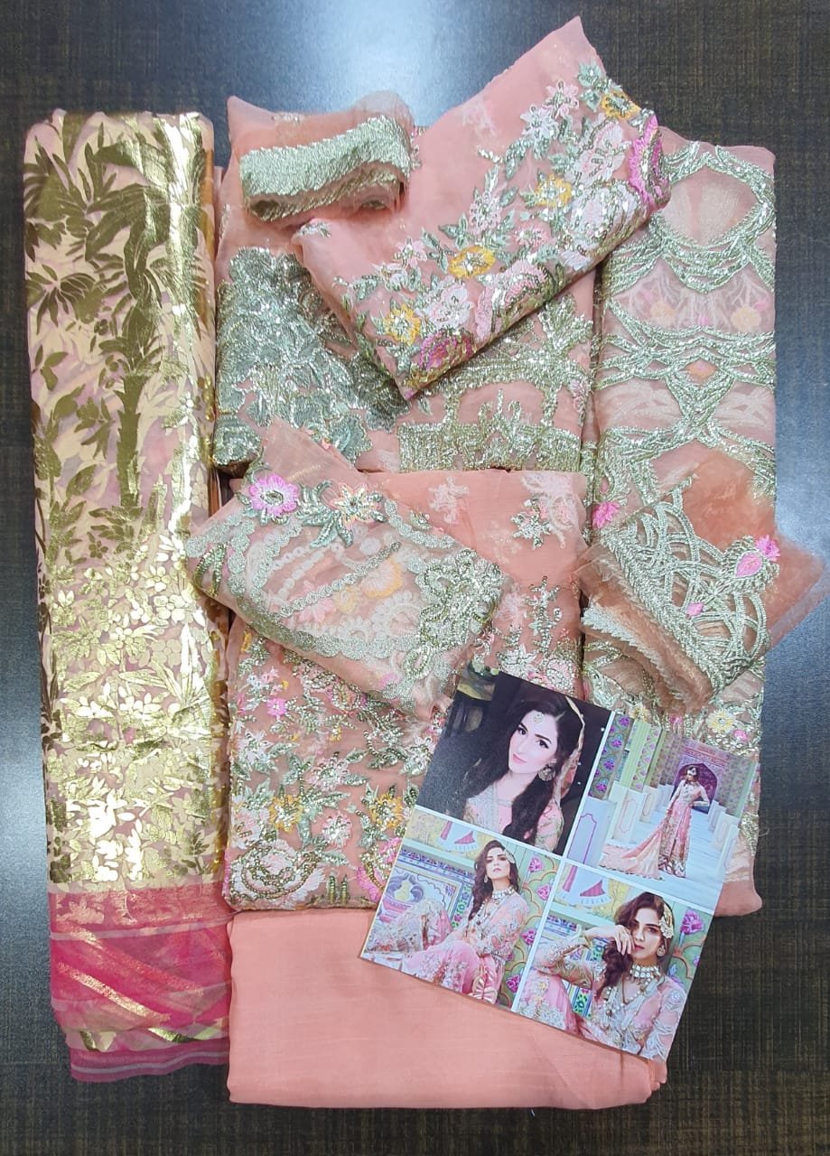 Crimson wedding Vasal king copy suit