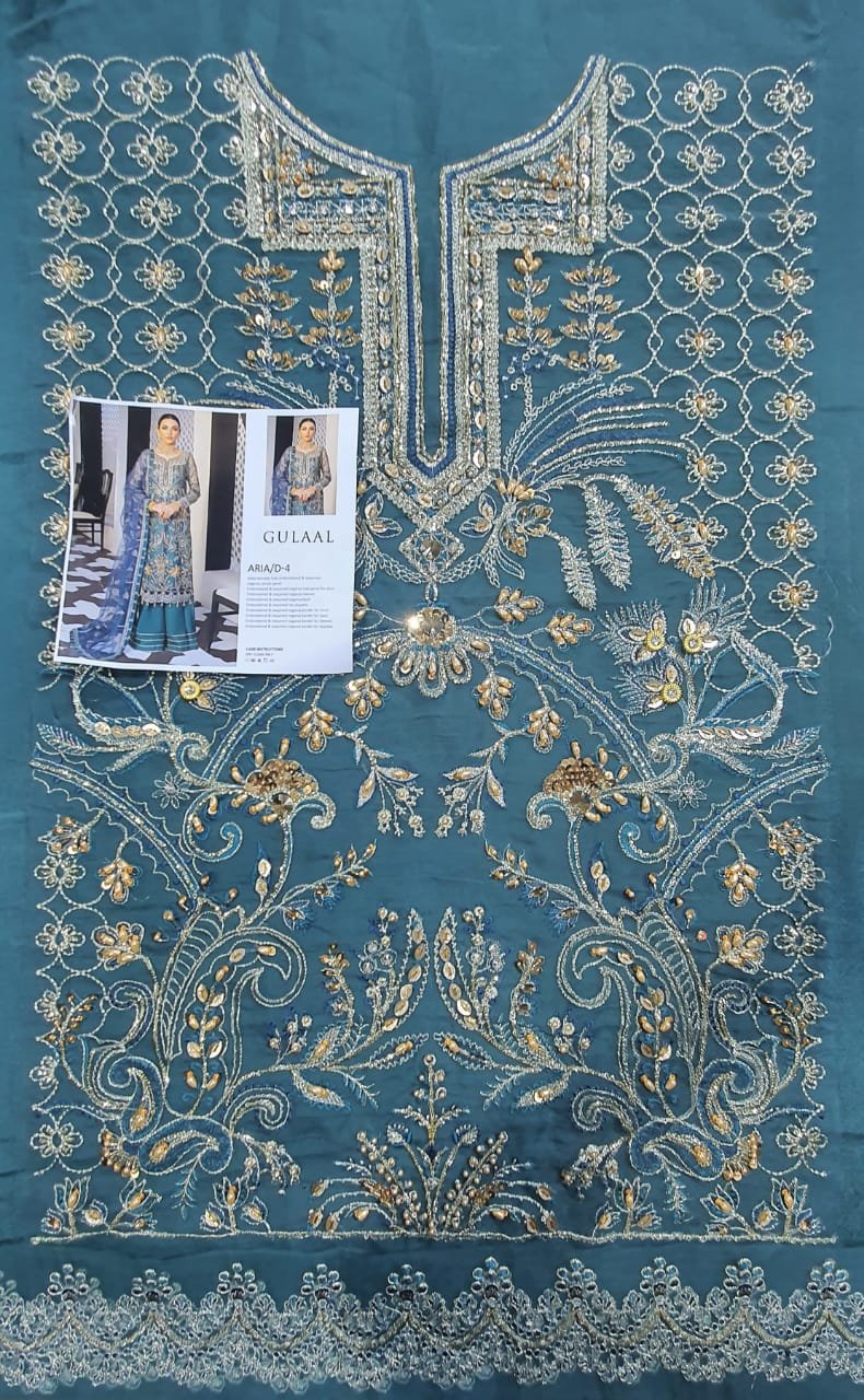 Gulaal luxury wedding suit Aria Pakistani master king Replica