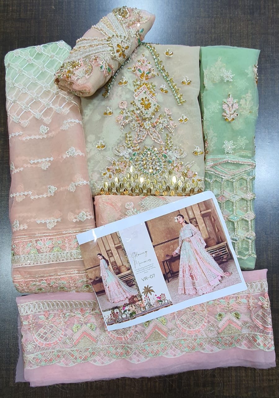 Emaan adeel Bridal Master king replica Pakistani Maxi suit