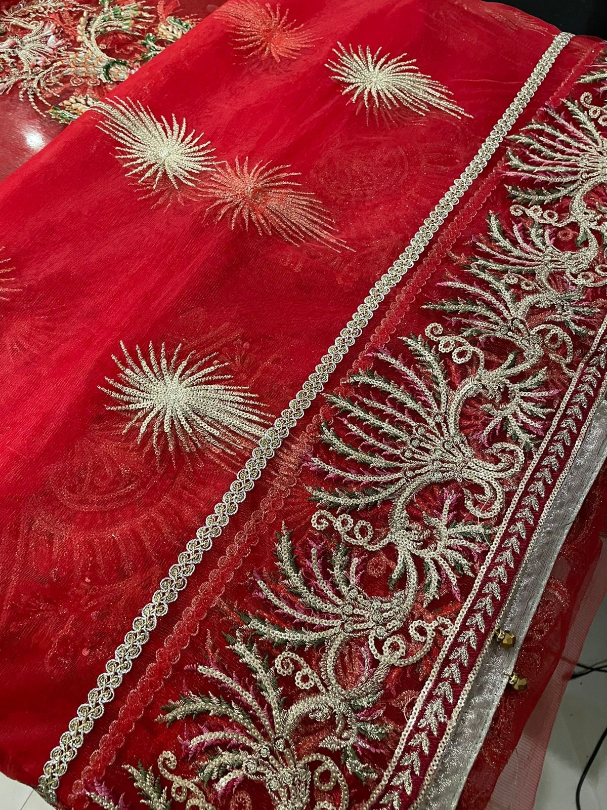 Republic womenswear master king replica suit Pakistani bridal maxi