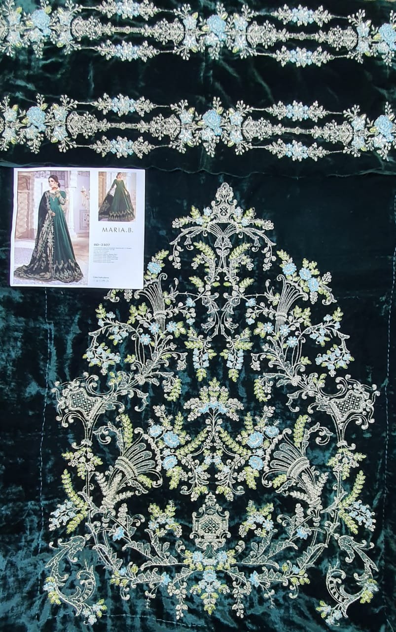 Maria b Mbroidered Bridal Wedding Master King Replica Pakistani Suit bd 2307