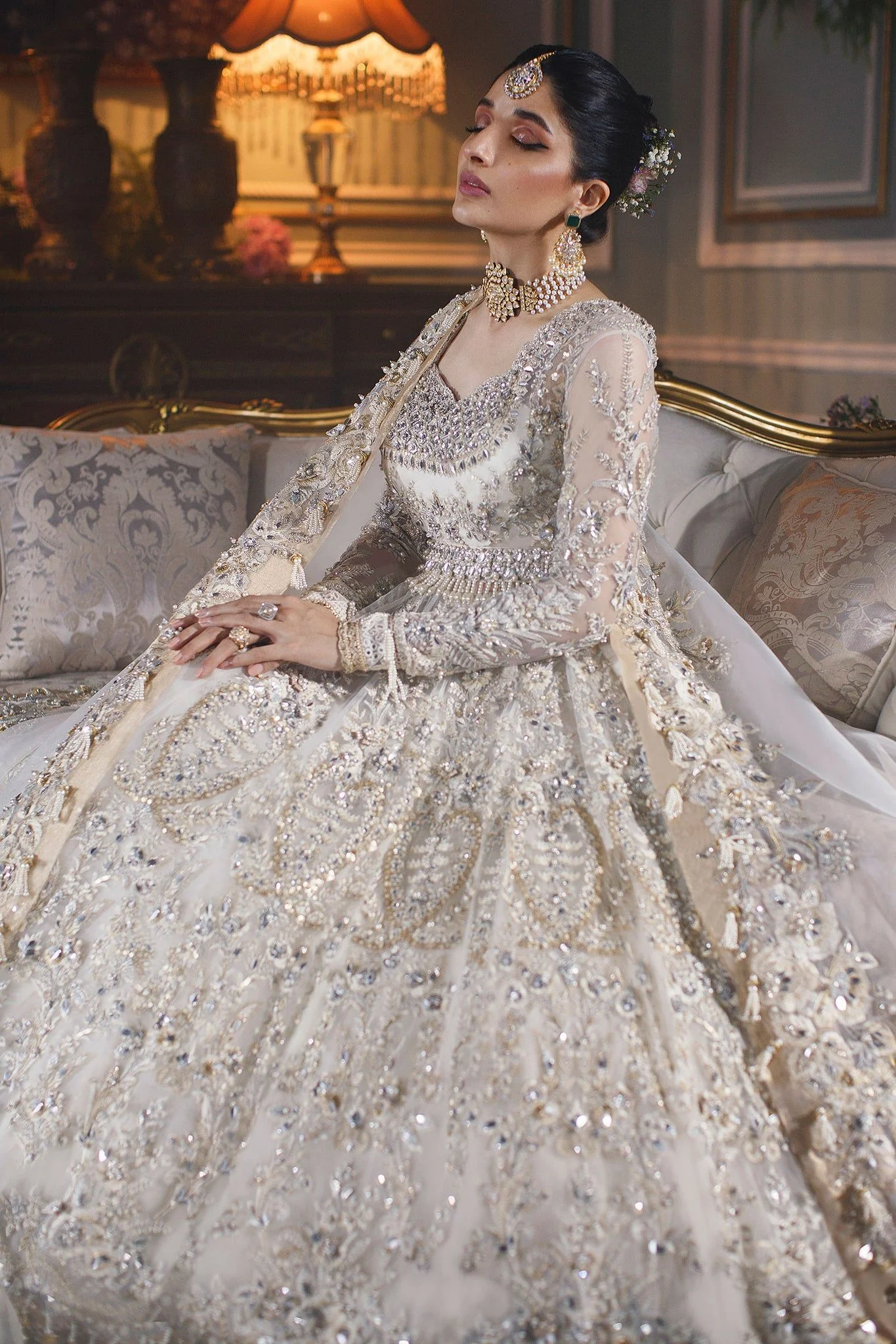 Elan bridal collection master king copy pakistani suit maxi lehnga