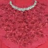 Maria b Mbroidered Bridal Wedding Master King Replica Pakistani Red Suit D5