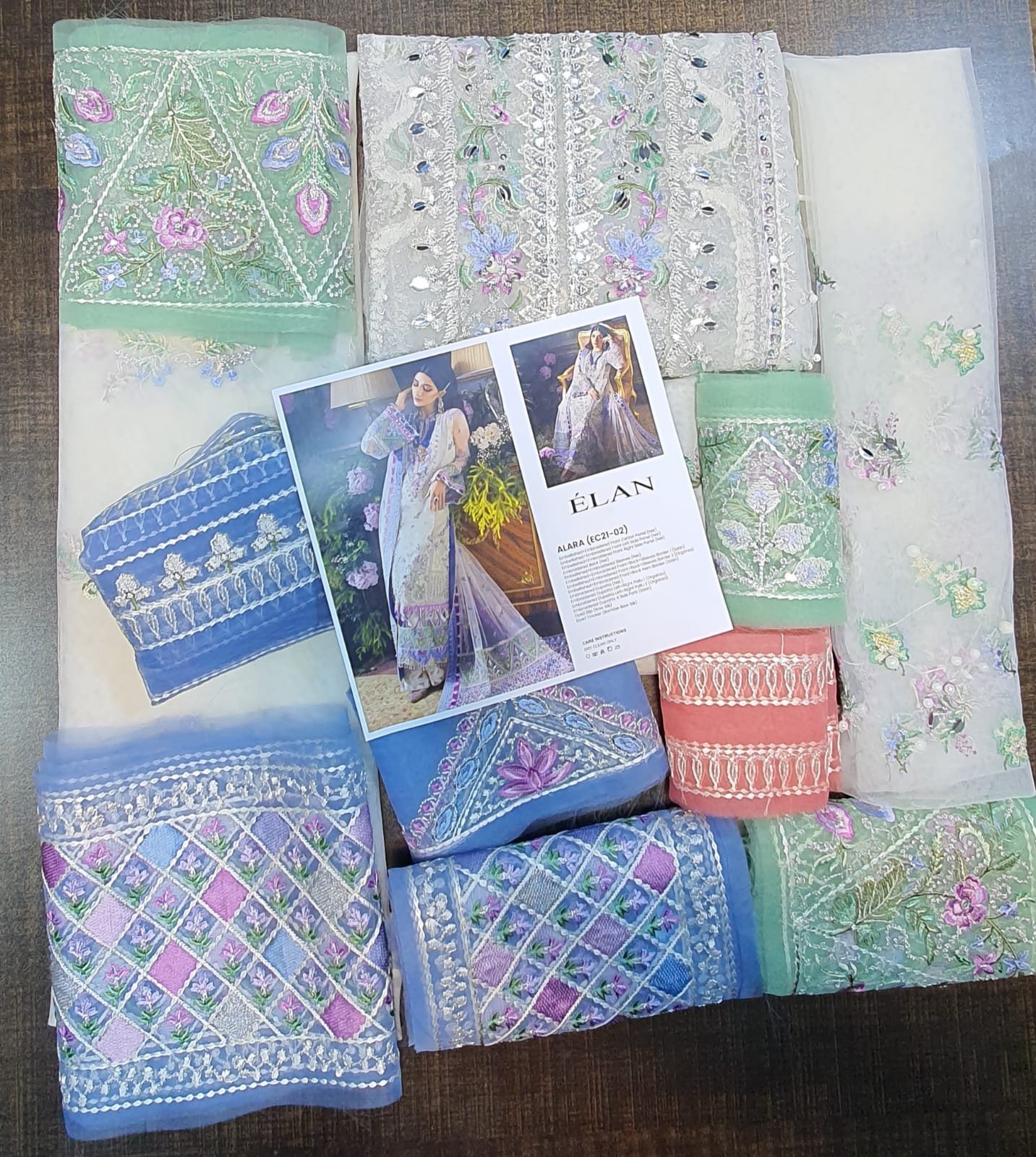 Elan bridal collection master king copy pakistani suit maxi lehnga alara white