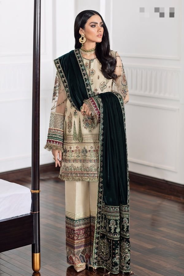 Baroque bridal chantelle collection master king copy pakistani suit maxi lehnga