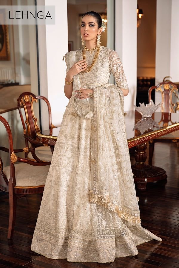 Baroque bridal chantelle collection master king copy pakistani suit maxi lehnga
