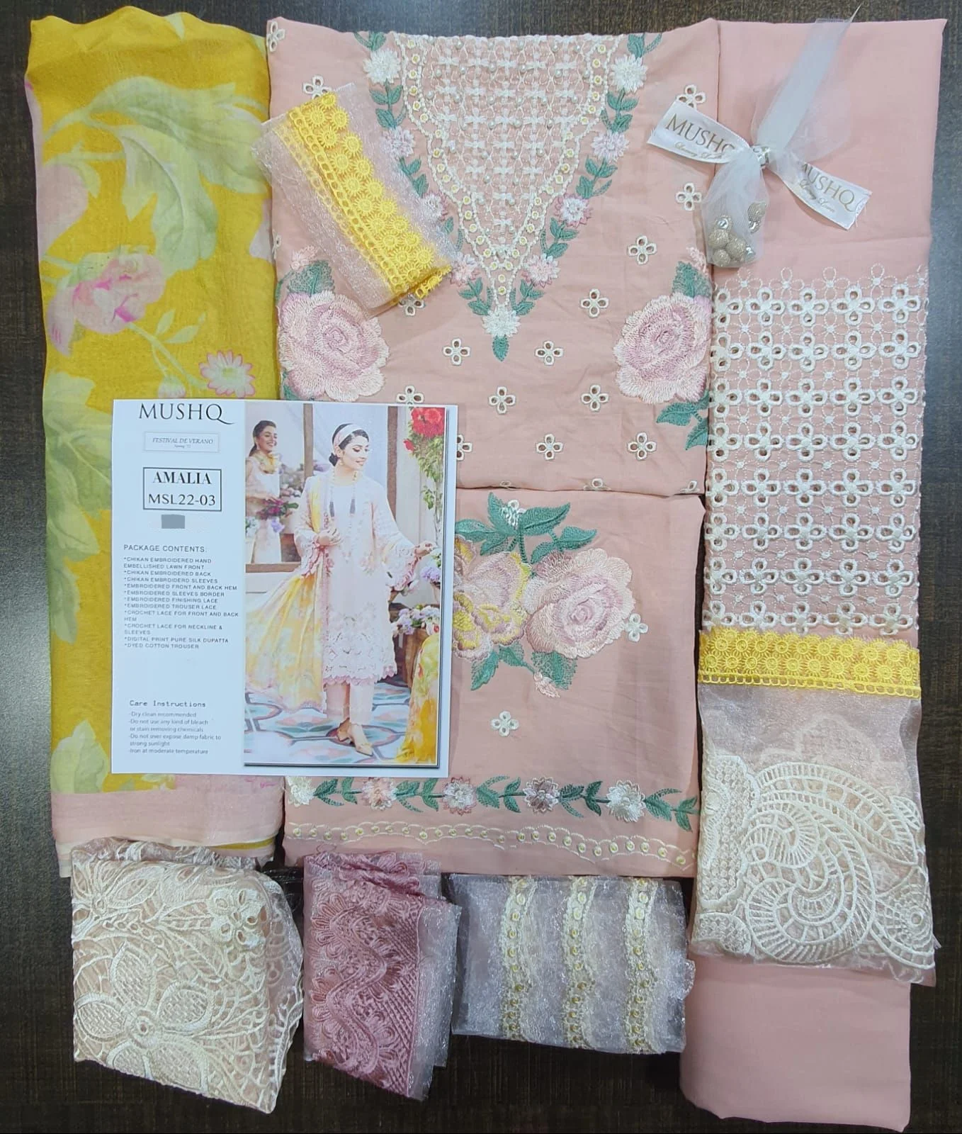 Mushq Replica Suit Festival-De-Verano-Luxury-Lawn-Collection-2022-MSL22-03-AMALIA master king replica pakistani suit pinksuit