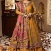 Maria b bridal suit mustard master king copy pakistani maxi fx-847
