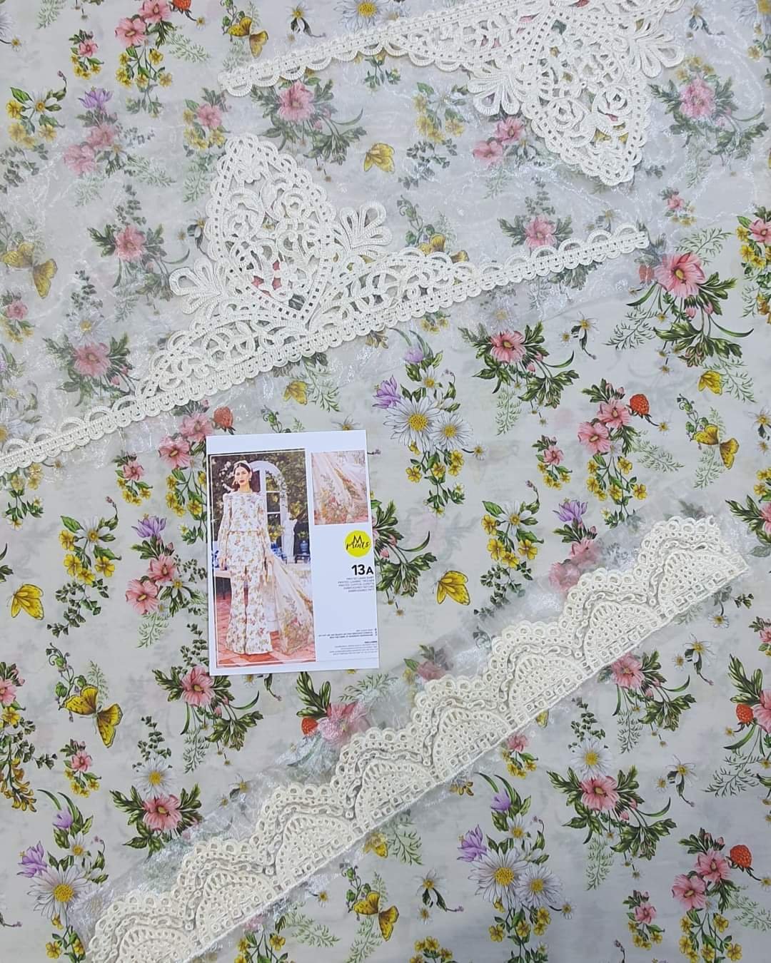 Maria b luxury lawn mprints secret garden 2022 master king copy pakistani suit