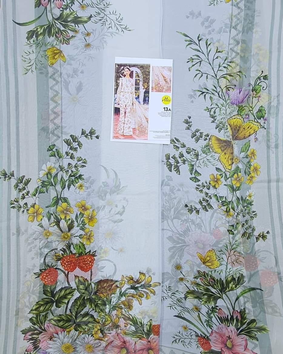 Maria b luxury lawn mprints secret garden 2022 master king copy pakistani suit