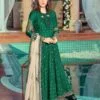 Maria b green emerald luxury lawn Sateen 2022 master king copy pakistani suit maxi