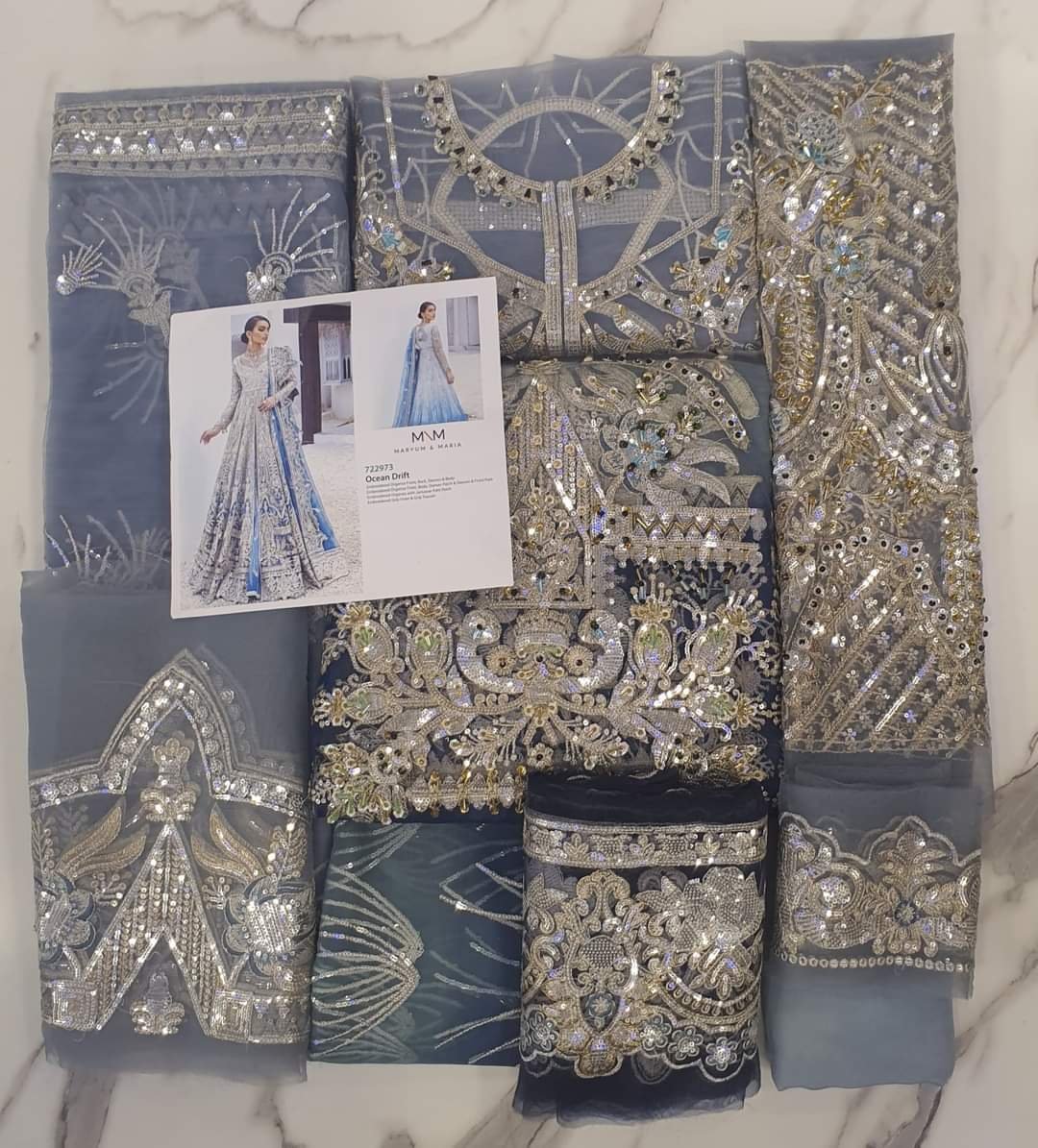 Maryum n maria wedding collection maxi 2022 chiffon wedding 2022 pakistani master king replica suit maxi