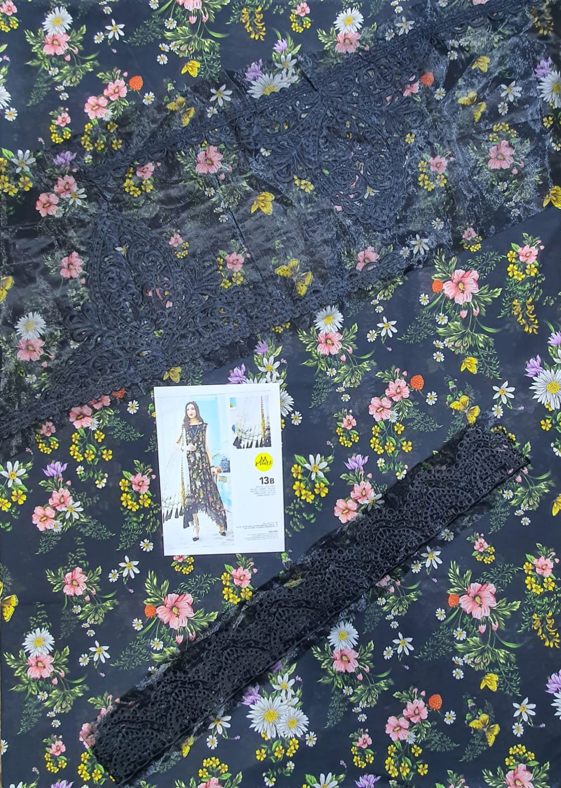 Maria b luxury lawn mprints secret garden 2022 master king copy pakistani suit