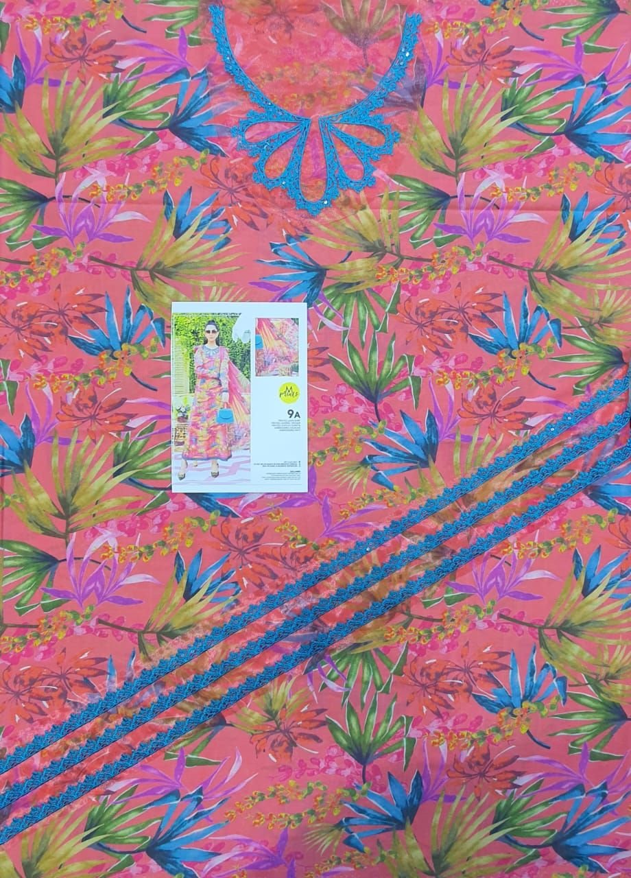 Maria b luxury lawn mprints secret garden 2022 master king copy pakistani suit