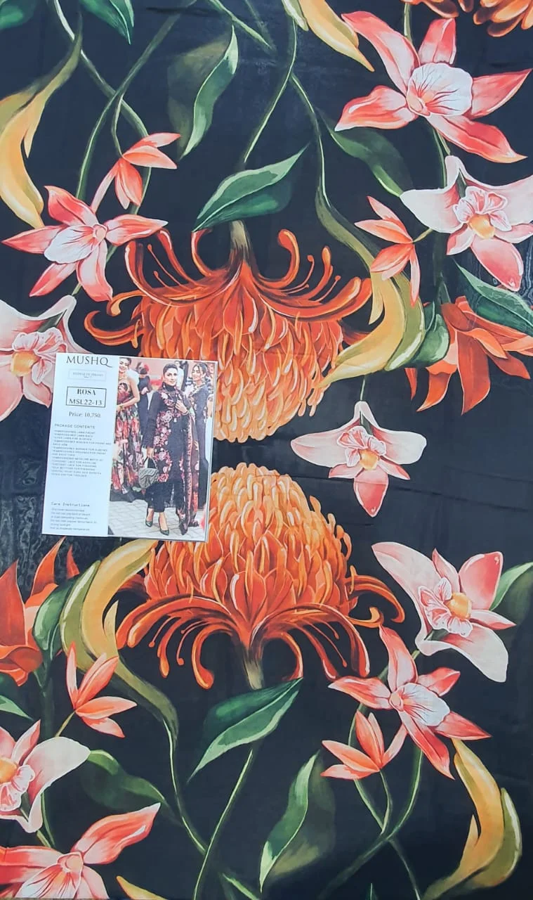 Mushq-Festival-De-Verano-Luxury-Lawn-Collection-2022-MSL22-13-Rosa master king replica pakistani suit black