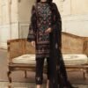 Bareeze luxury Lawn Collection-2022 Pakistani mirror work Suit master king replica black