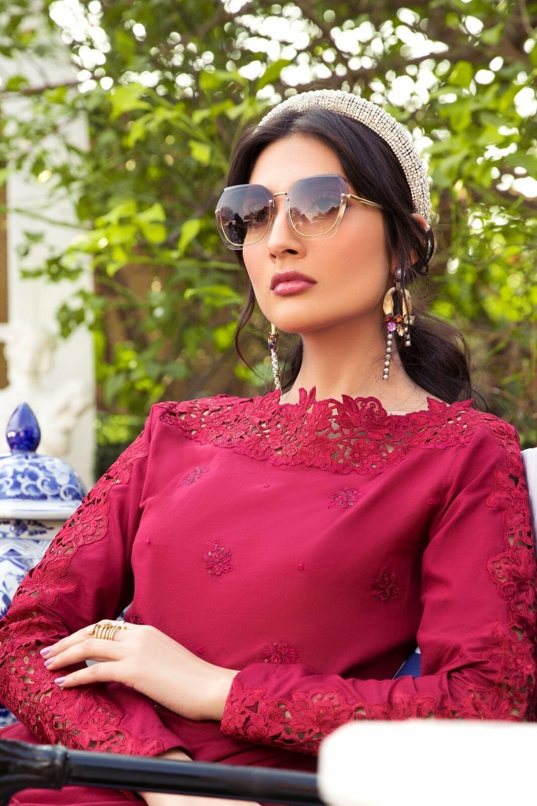 Maria b luxury lawn mprints secret garden 2022 master king copy pakistani suit