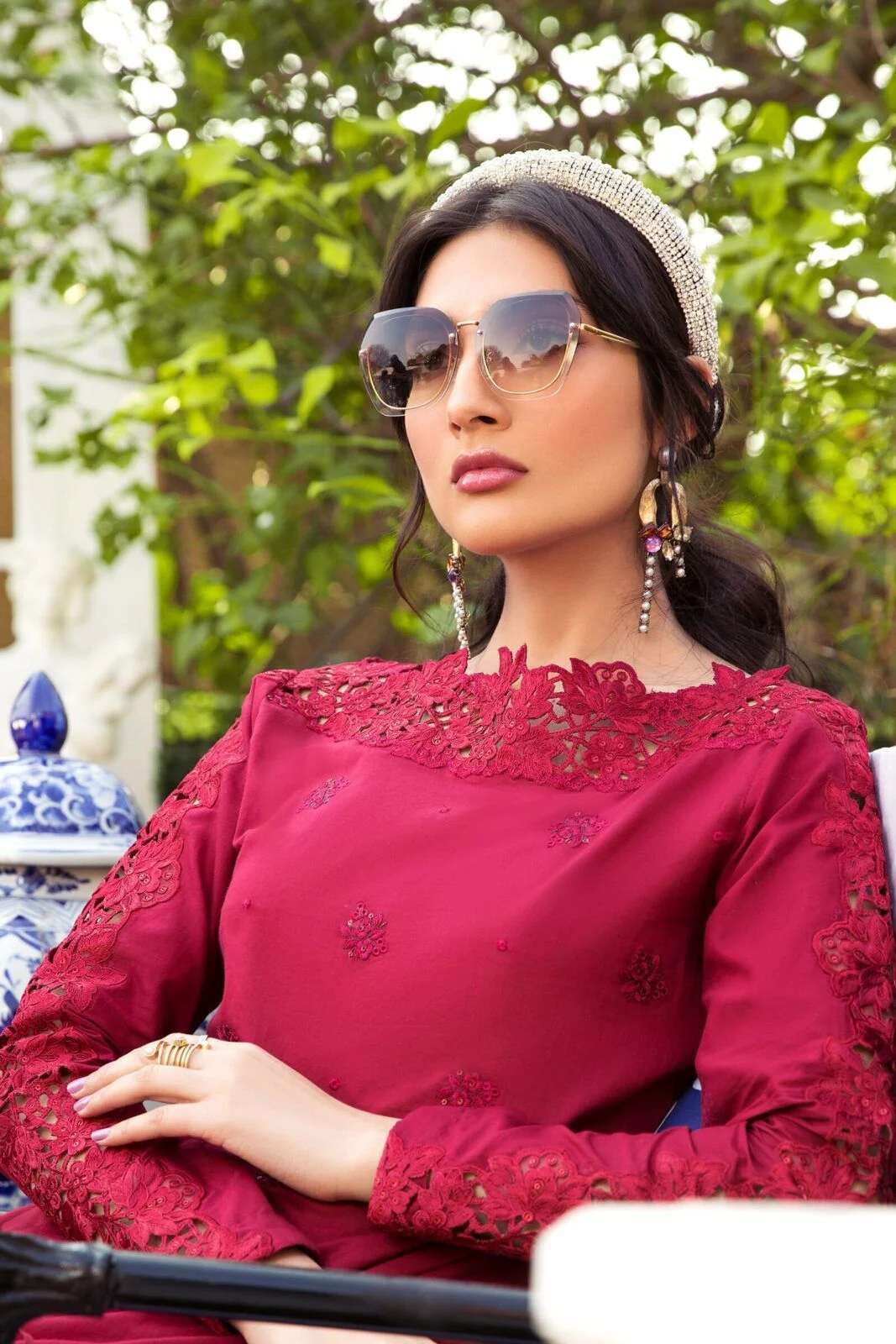 Maria b luxury lawn mprints secret garden 2022 master king copy pakistani suit