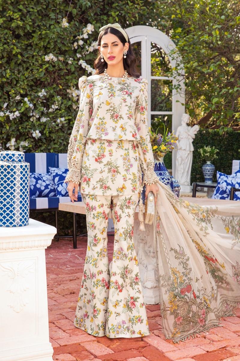 Maria b luxury lawn mprints secret garden 2022 master king copy pakistani suit