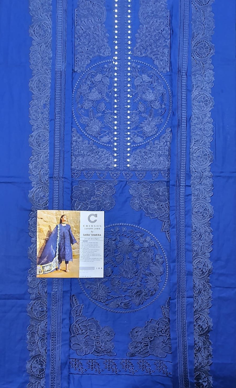 Crimson lawn 2022 luxury collection by saira shakira chikankari schiffili Collection master king replica pakistani suit