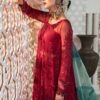 Maria b red lehenga eid Collection 2022 master king replica pakistani suit luxury Chiffon wedding wear clothing