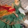 Maria b lehenga eid Collection 2022 master king replica pakistani suit luxury Chiffon wedding wear