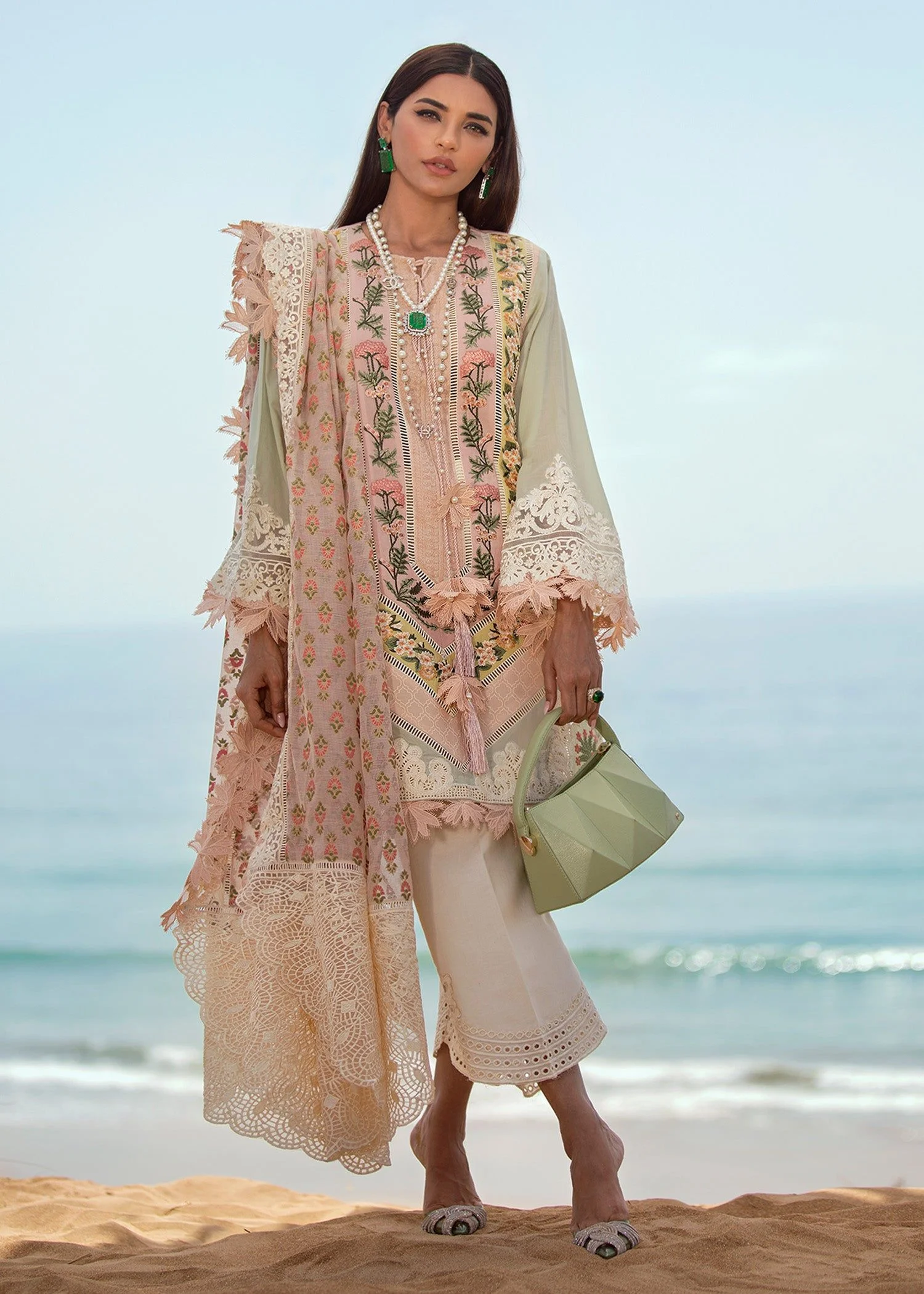 Crimson summer collection 2022 luxury lawn by saira shakira chikankari schiffili Collection master king replica pakistani suit