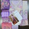 Elan lawn 2022 luxury embroidered Collection master king replica pakistani suit lavender