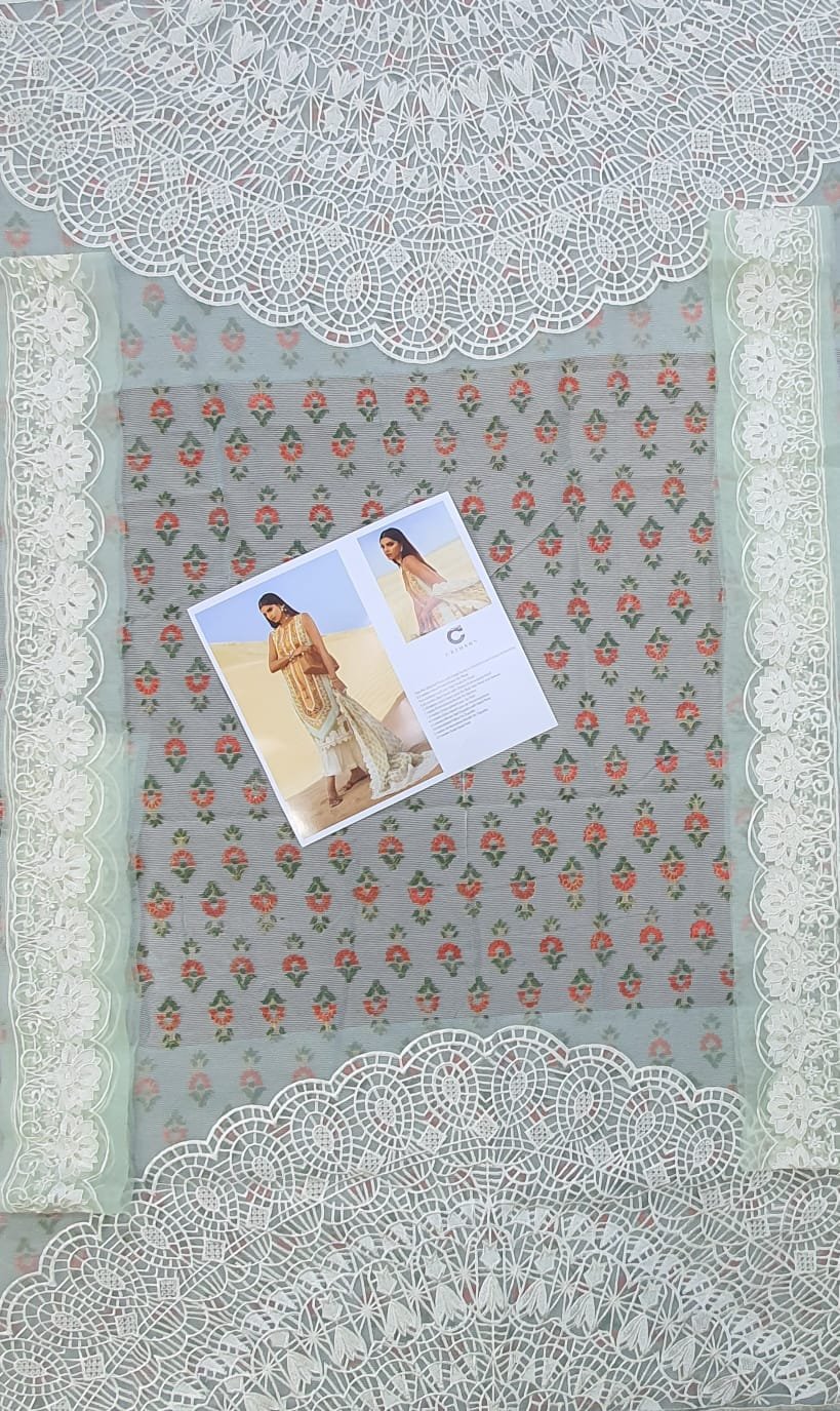 Crimson summer collection 2022 luxury lawn by saira shakira chikankari schiffili Collection master king replica pakistani suit