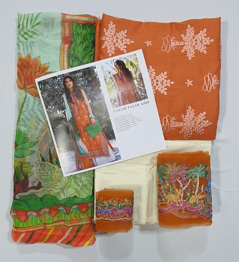 FTA unstitched Lawn Luxury Lawn Collection 2022 master king replica pakistani suit