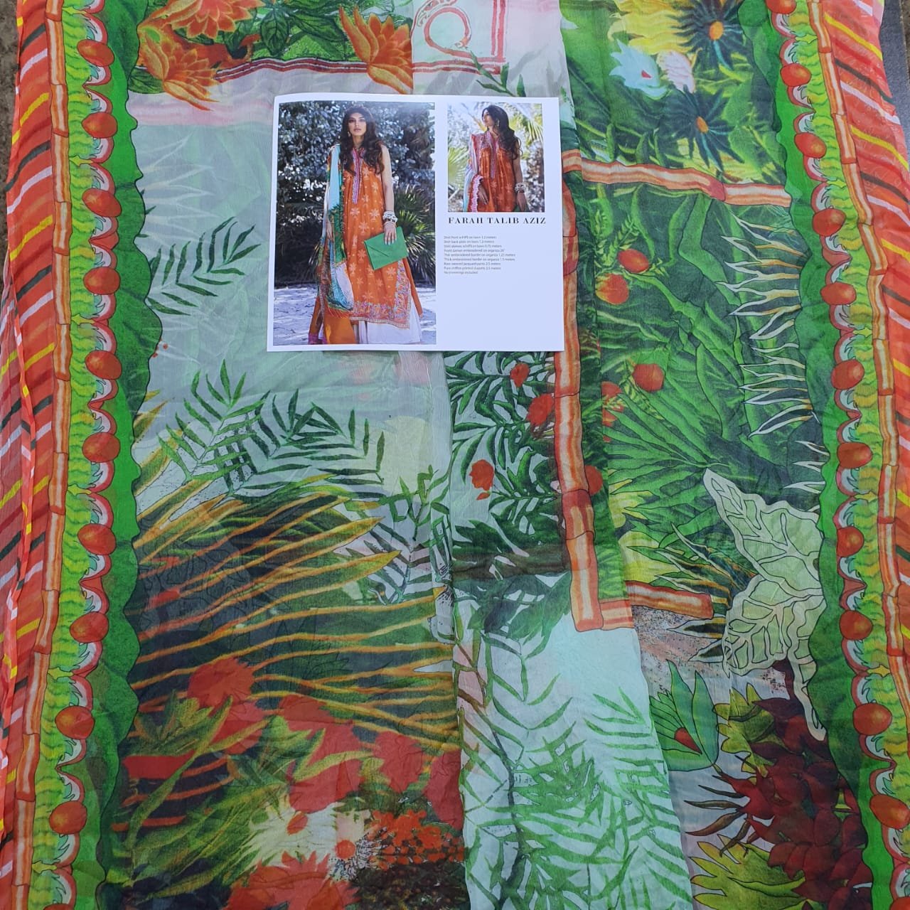 FTA unstitched Lawn Luxury Lawn Collection 2022 master king replica pakistani suit