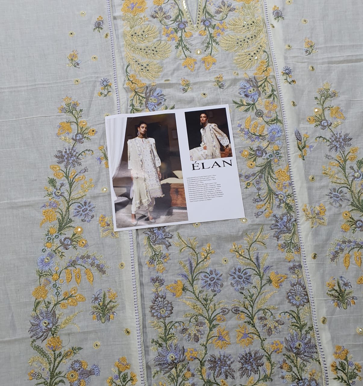 Elan lawn 2022 luxury embroidery design Collection master king replica pakistani suit