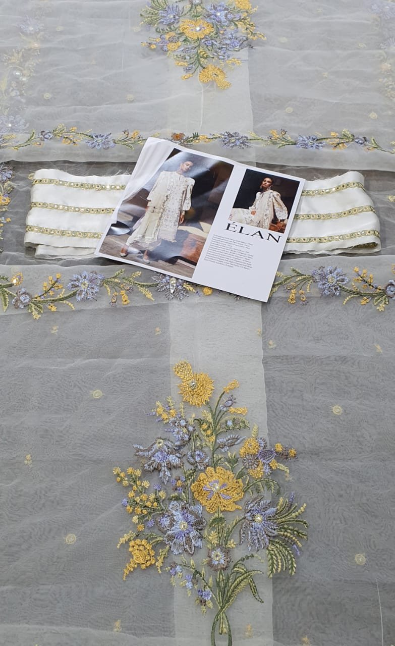 Elan lawn 2022 luxury embroidery design Collection master king replica pakistani suit