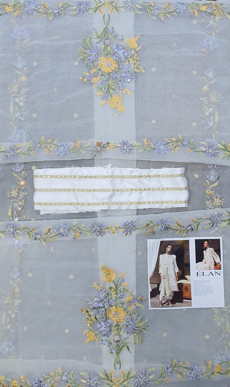 Elan lawn 2022 luxury embroidery design Collection master king replica pakistani suit