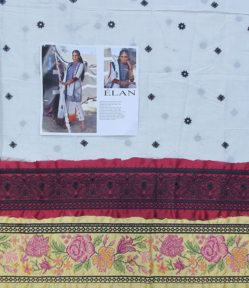 Elan lawn 2022 luxury embroidery design Collection master king replica pakistani suit