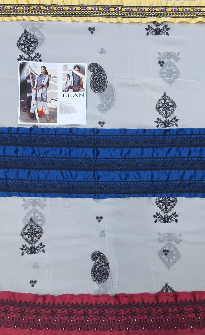 Elan lawn 2022 luxury embroidery design Collection master king replica pakistani suit