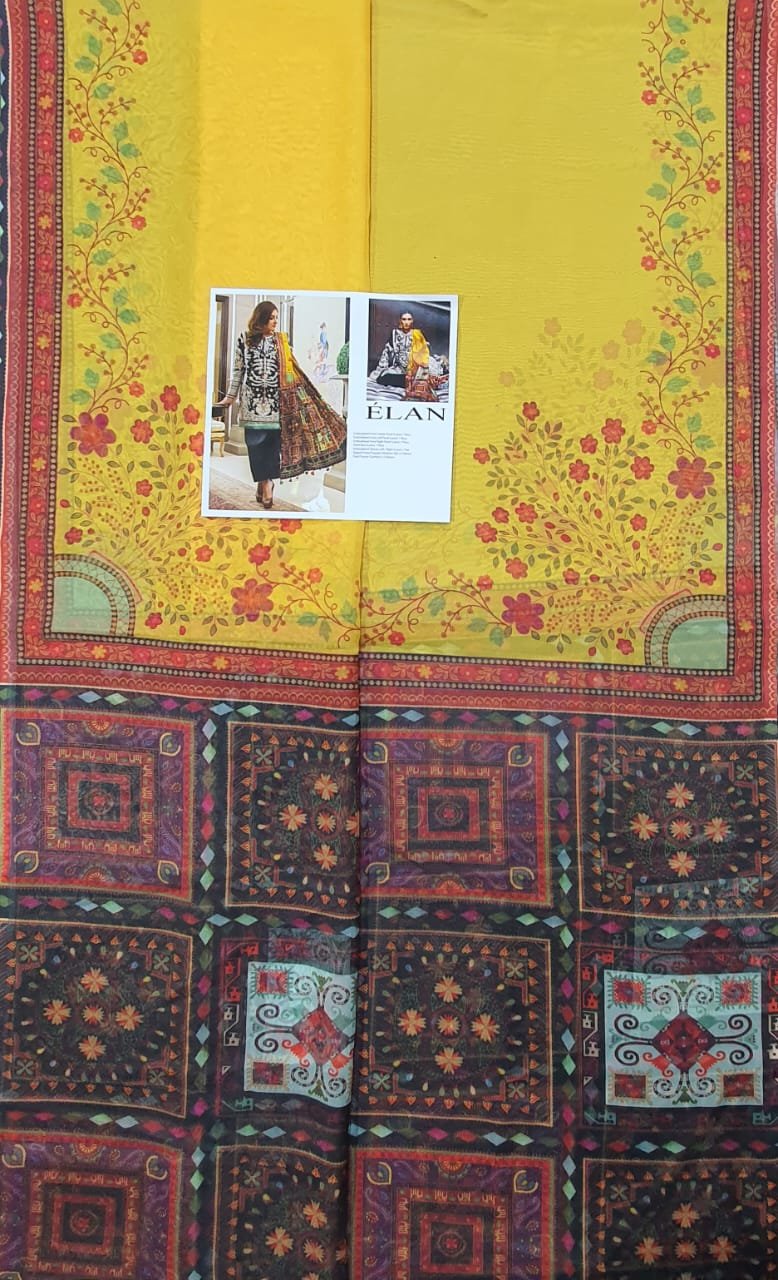 Elan lawn 2022 luxury embroidery design Collection master king replica pakistani suit