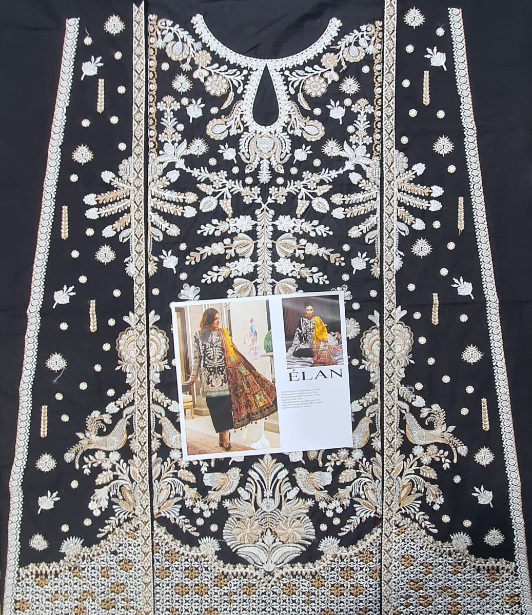 Elan lawn 2022 luxury embroidery design Collection master king replica pakistani suit