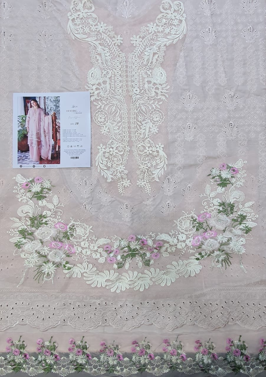 Elaf Festive chikankari 2022 lawn Collection master king replica pakistani suit for sale