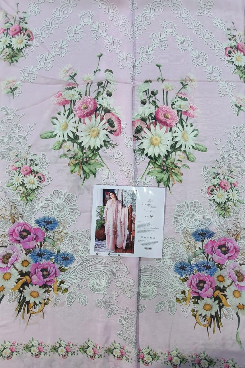 Elaf Festive chikankari 2022 lawn Collection master king replica pakistani suit for sale