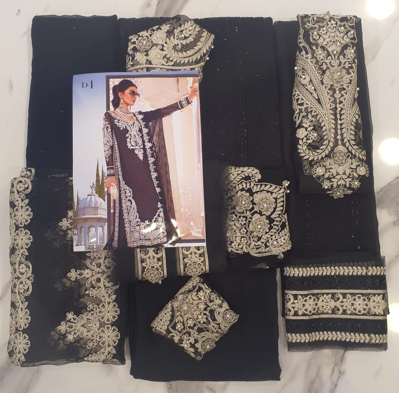 maria b chiffon wedding 2022 pakistani master king replica suit maxi