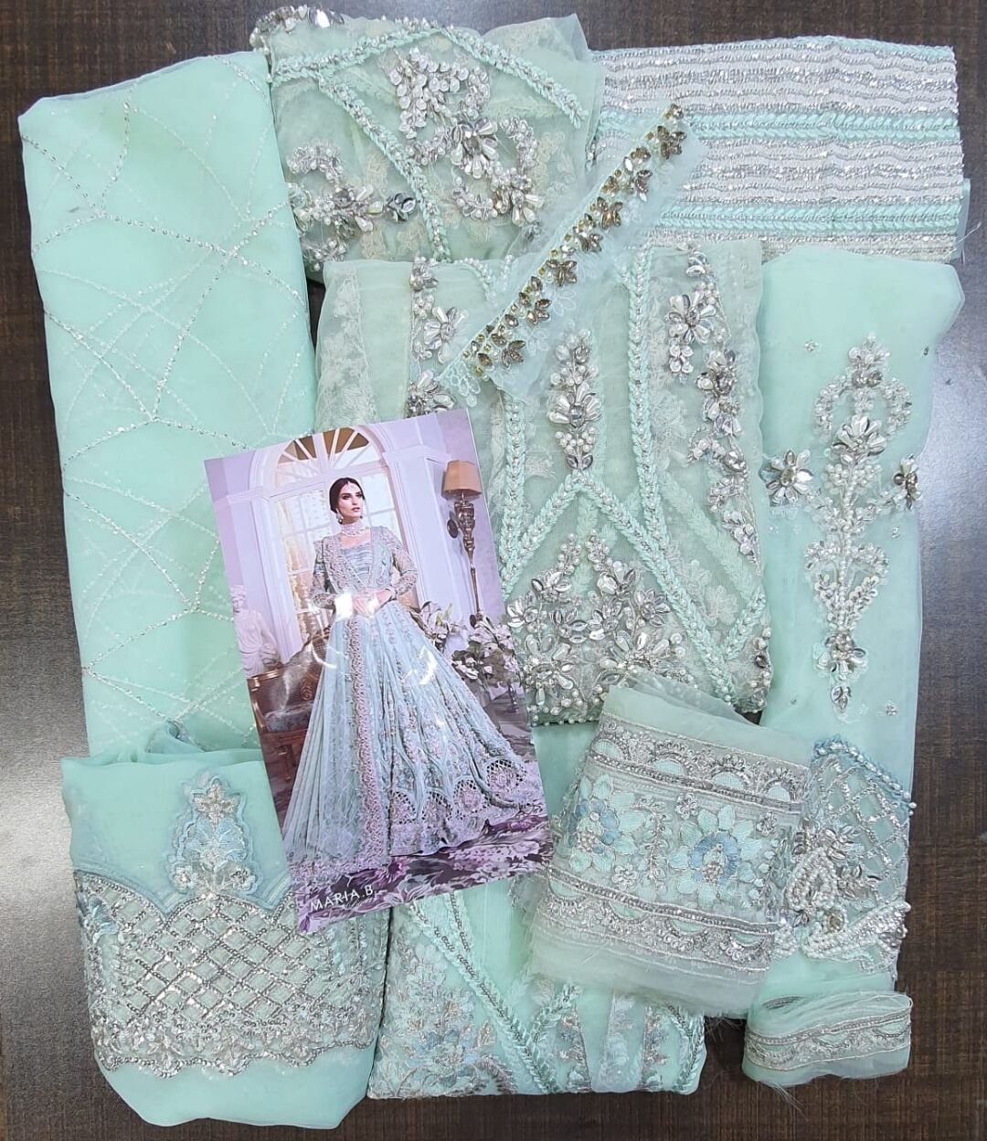 Maria b bridal 2022 king replica suit wedding pakistani king replica dress