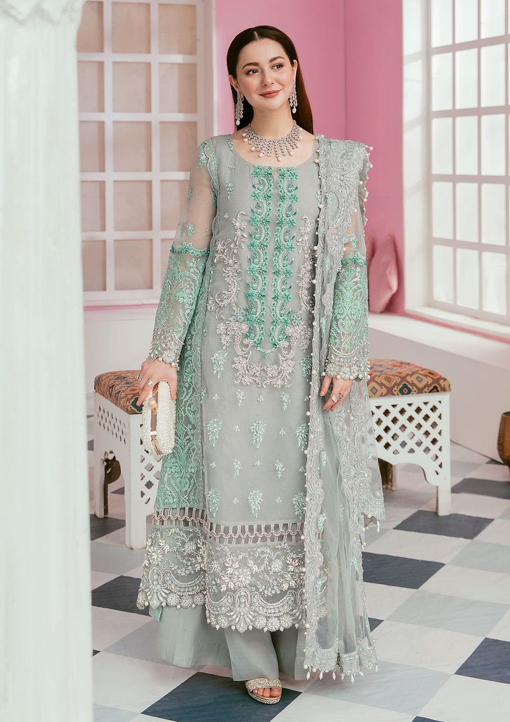 Elaf master replica handwork 2022 chiffon wedding 2022 pakistani master king replica suit maxi