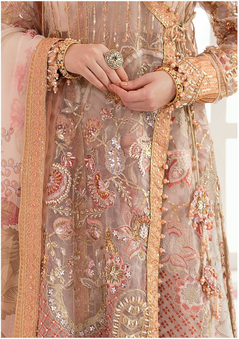 Elaf luxury handwork 2022 chiffon wedding 2022 pakistani master king replica suit maxi
